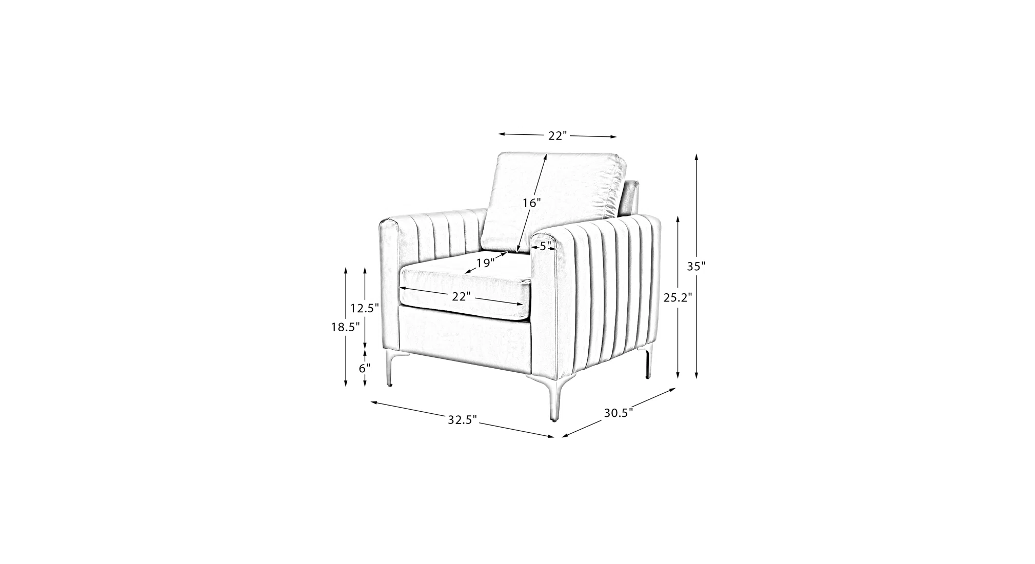 Green Rafeal Lounge Chair