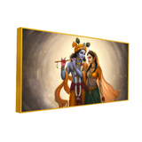 Sacred Radha Krishna Wall Paintings
