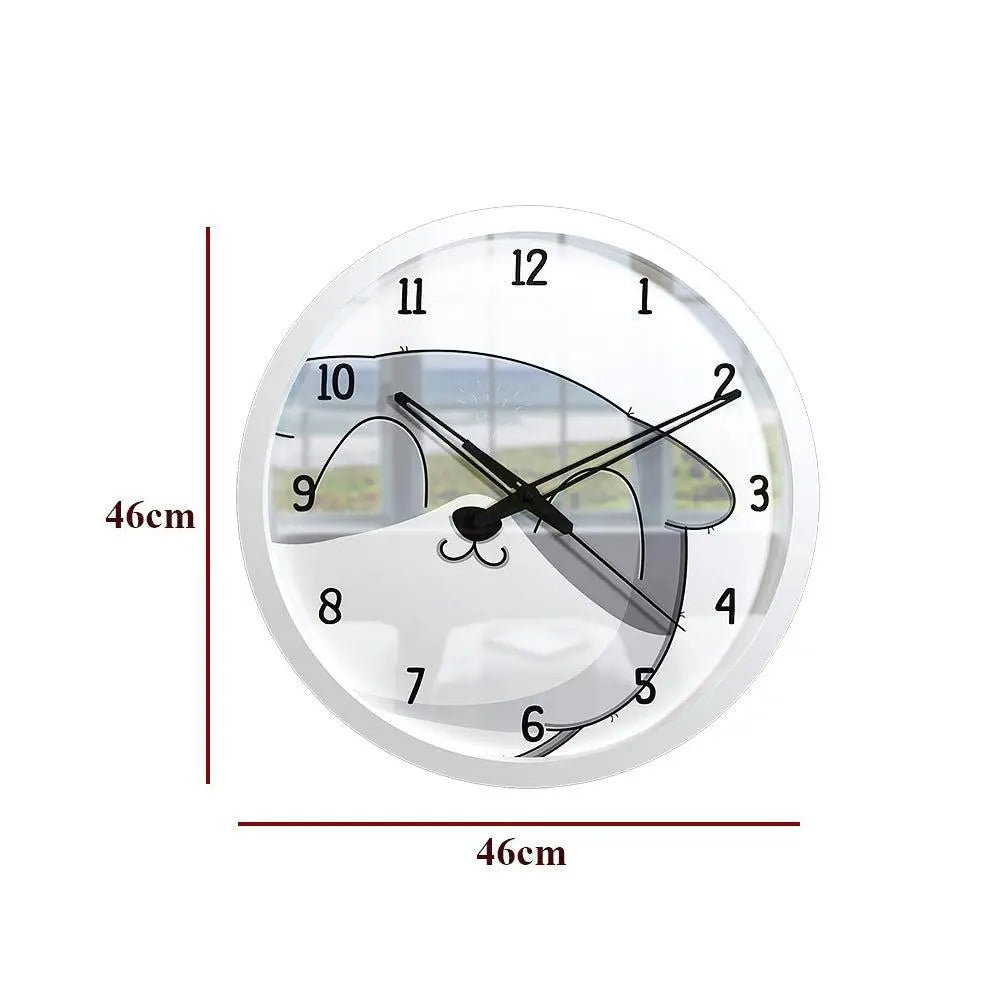 Baby Bear Face Kids Wall Clock