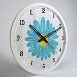 Blue Little Bloom Kids Wall Clock