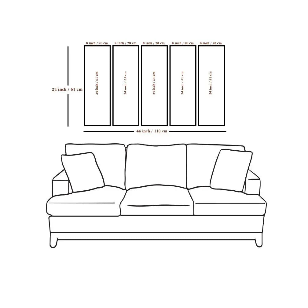Imaginative World Split Wall Art Set of 5