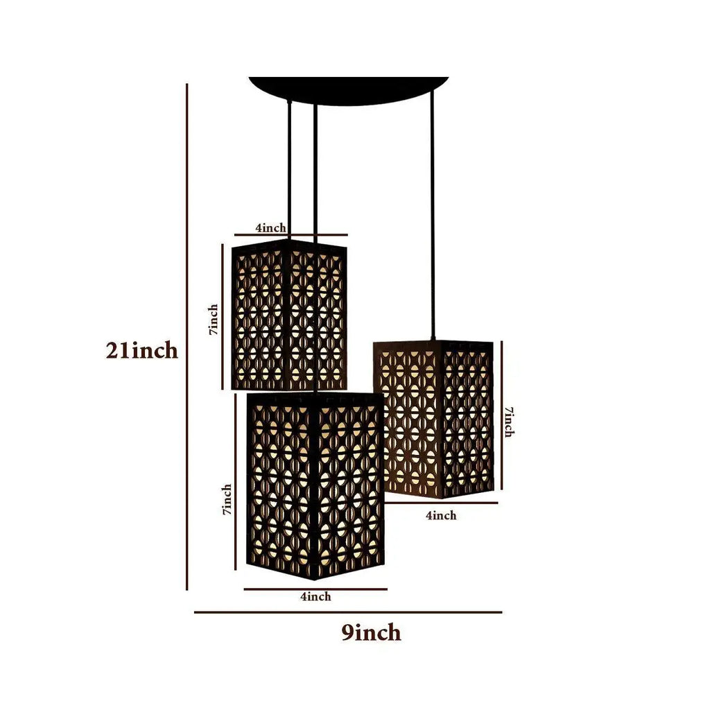 Wooden Modern Lamp Hanging Ceiling Light For Home Decoration Living Room