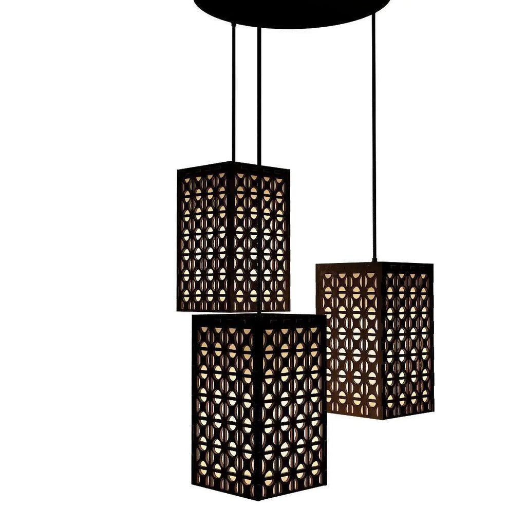 Wooden Modern Lamp Hanging Ceiling Light For Home Decoration Living Room