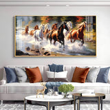 Contemporary Horse Acrylic Wall Painting – Trendy Horse Wall Décor