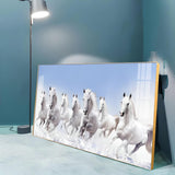 Horse Painting Wall Art – Elegant Horses Acrylic Wall Painting for Home