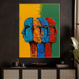 Colourfull American Cotton Canvas Wall Painting