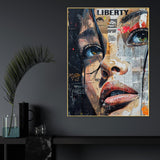 Aziza Of Africa Cotton Canvas Wall Painting