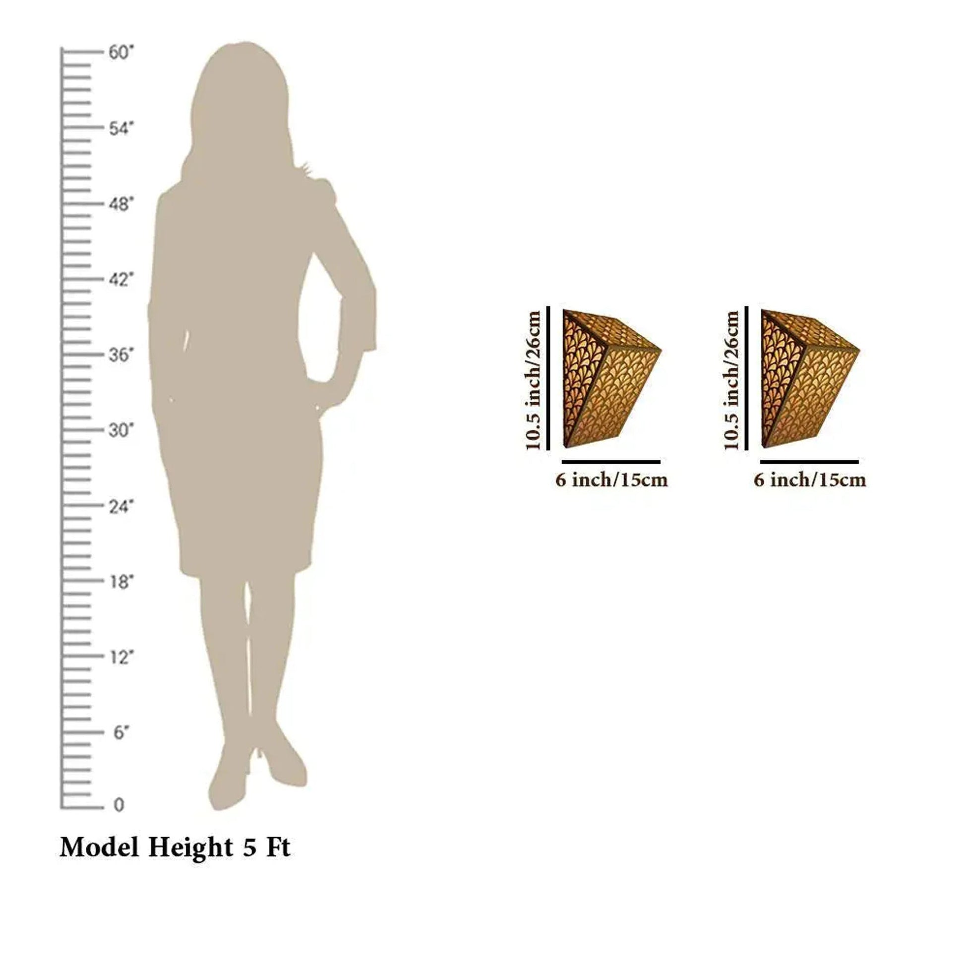Premium Wooden Wall Lamp Pendant Light Modern Lamp Set Of 2 Pc