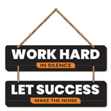 Decorative Motivational Quotes Printed Wooden Wall Hanging