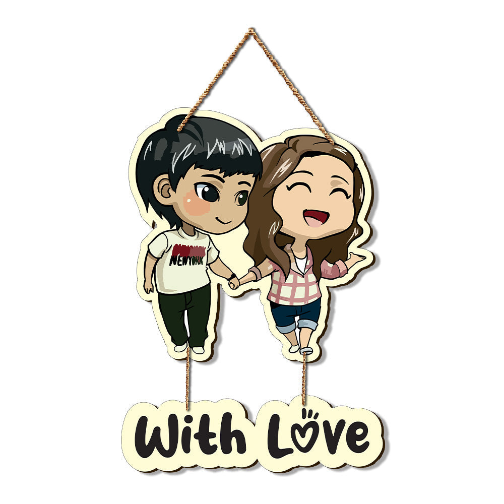 Couple Gifts Decorative Wall Hanging Wooden Art