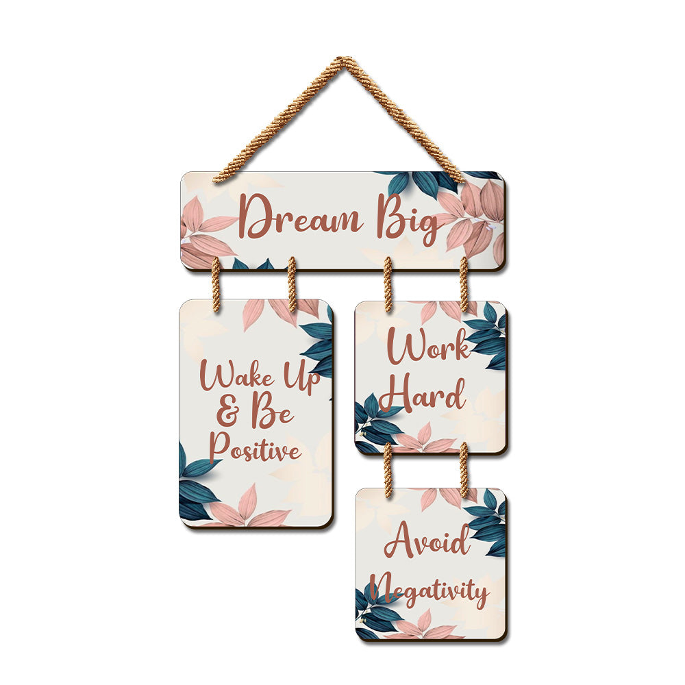 Dream Big Decorative Wall Art MDF Wooden Wall Hanging