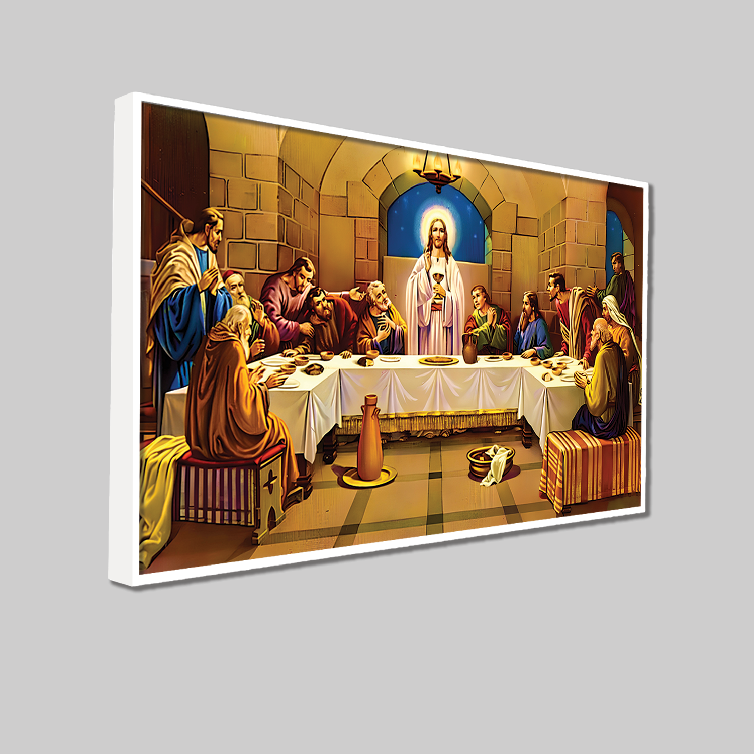 Sovereign  Jesus Canvas Printed Wall Paintings for Living Room, Meditation Room, Bedroom, Churches, Hospitals