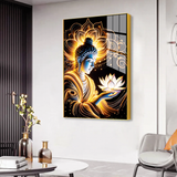 Stunning Lord Gautam Buddha Canvas Printed Acrylic Wall Paintings & Art for Living Room, Office