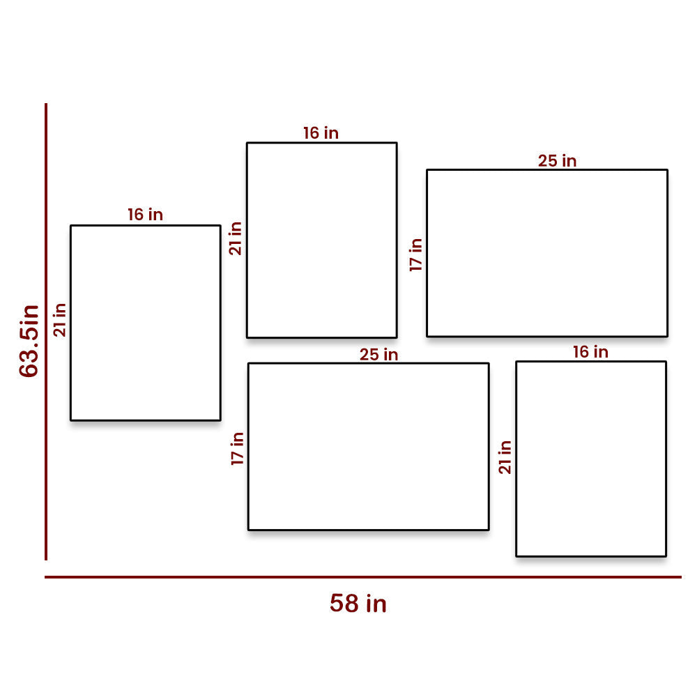 Imagination Of Nature Frame Set Of 5