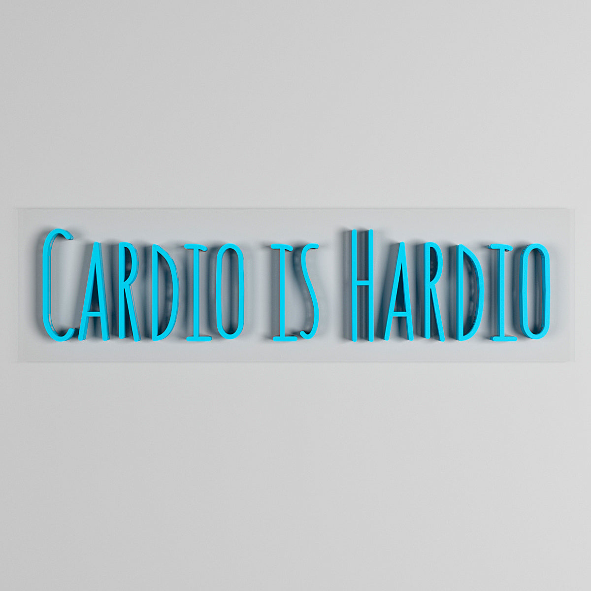 Cardio Is Hardio LED Neon Light (Available in Multiple Colors)