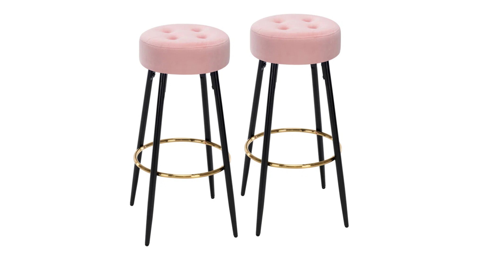 Pink Color Ceazar Counter Stool