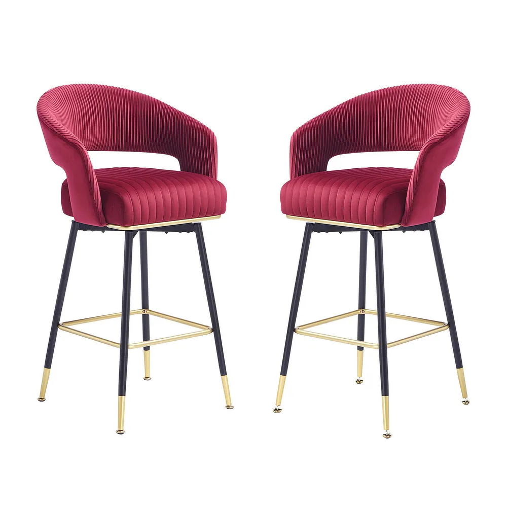 Burgundy  Mixoy Bar Stool