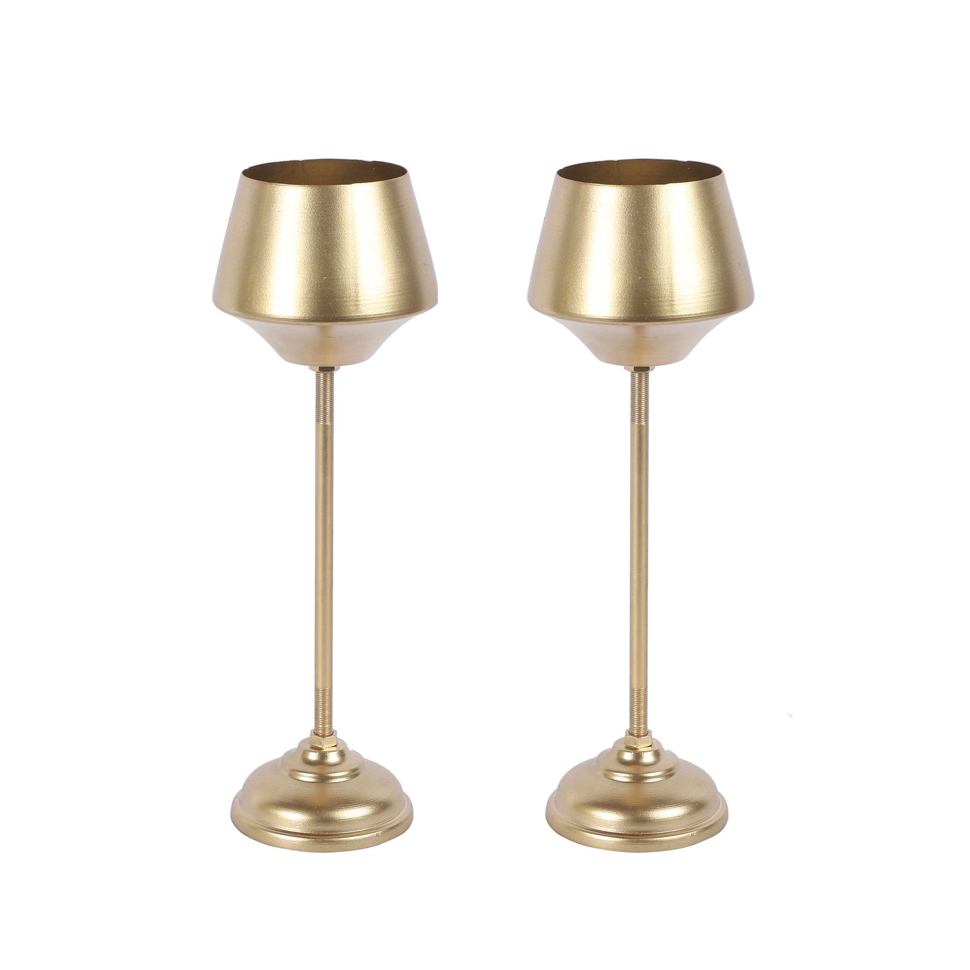 Wine Shape Table Top Planter with Stand set of 2