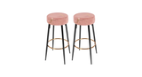 Pink Color Nahman Bar Stool