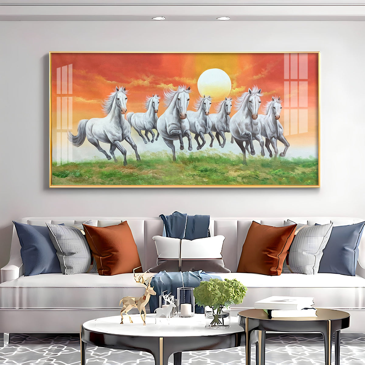 Horse Acrylic Wall Painting for Home Décor – Premium Canvas Art