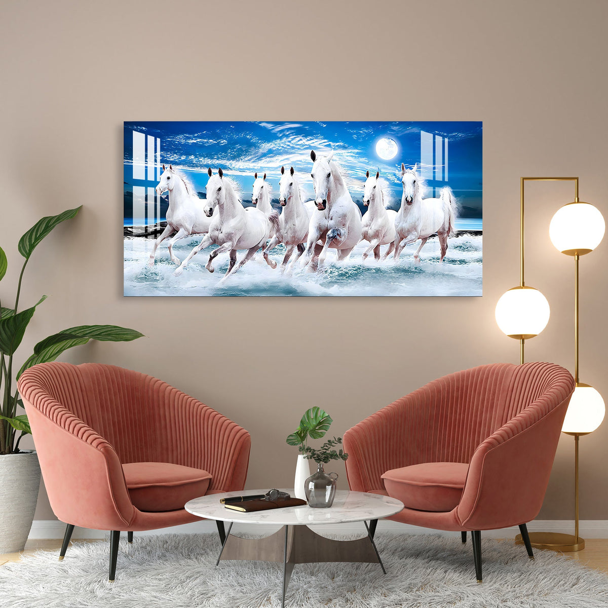 Horse Acrylic Wall Painting for Modern Homes – Stylish Canvas Art