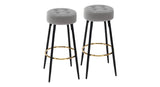 Grey Color Ceazar Counter Stool