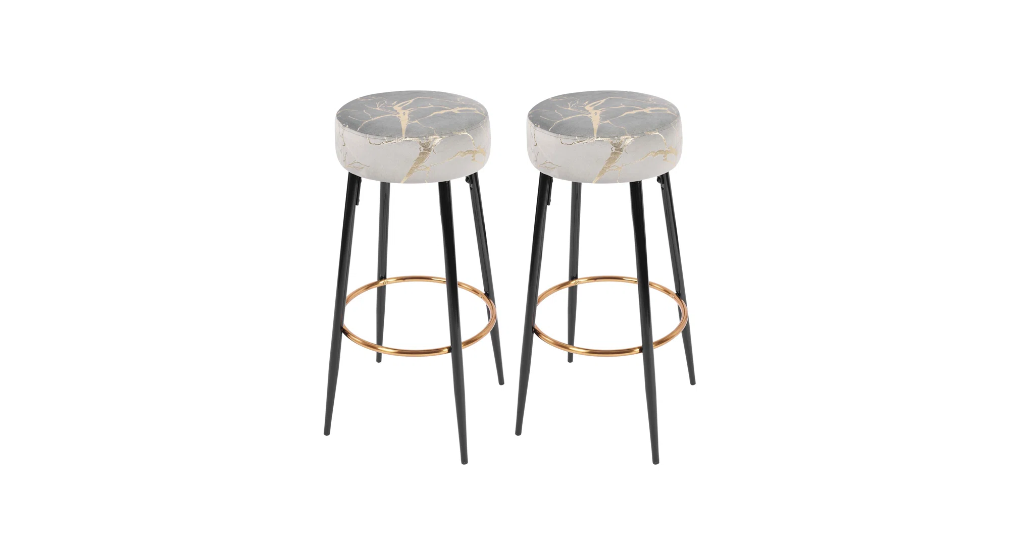 Grey Color Nahman Bar Stool