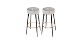 Grey Color Nahman Bar Stool