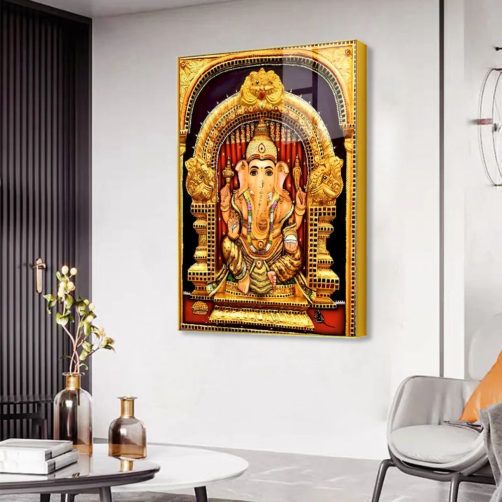 Premium Colorful Blessings Ganesha Acrylic Wall Paintings & Art