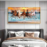 Horse Acrylic Wall Painting for Bedroom – Calm & Elegant Horse Canvas Art