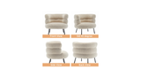 Beige Clive Accent Chair