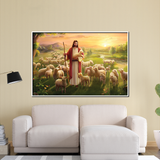 Majestic  Jesus Canvas Printed Wall Paintings for Living Room, Meditation Room, Bedroom, Churches, Hospitals