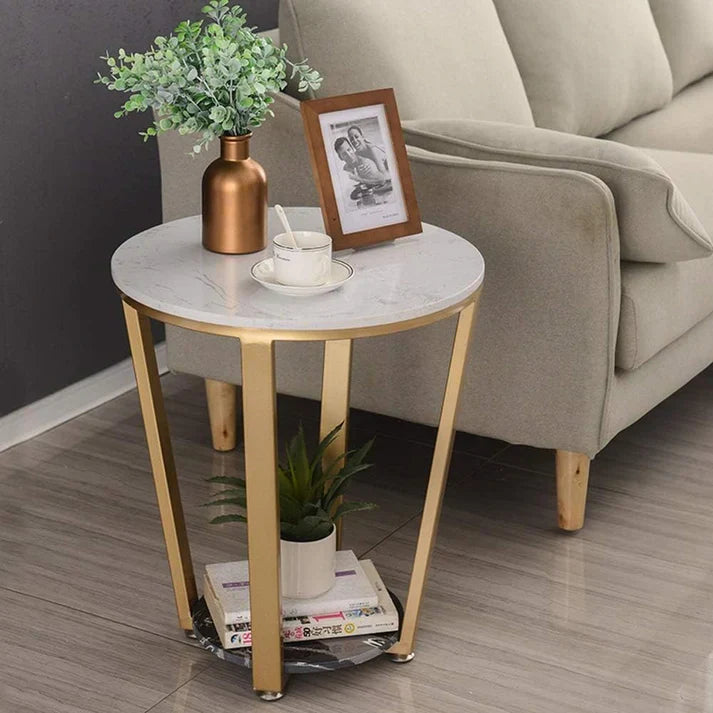 Premium Golden Tapered Coffee Table