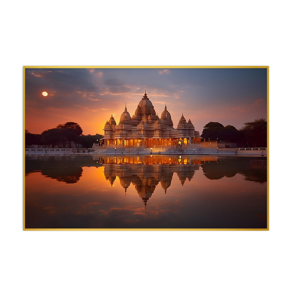 Elegant Ram Janmabhoomi Canvas Print Wall Art & Paintings