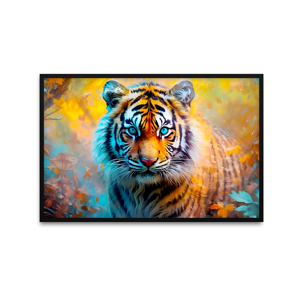 King of The Jungle Tiger Face Canvas Printed Wall Paintings & Arts