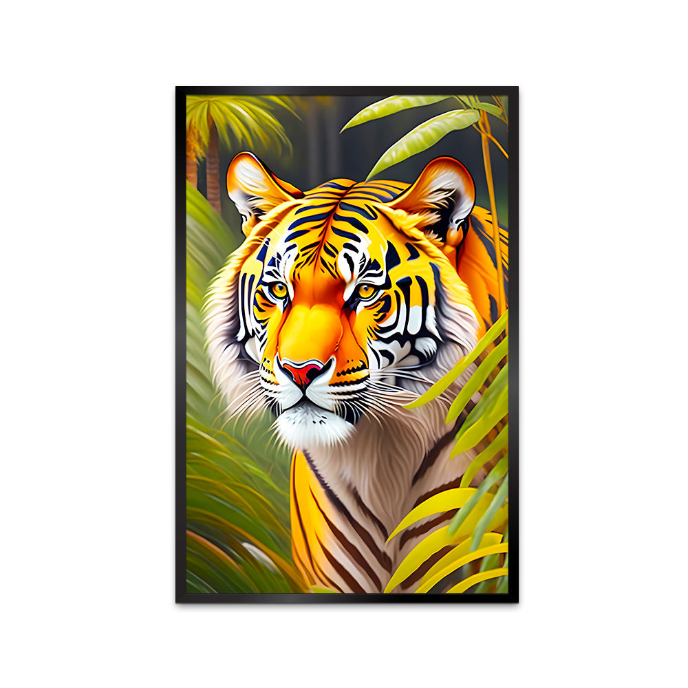 Bengal Tiger Face Canvas Printed Wall Paintings & Arts