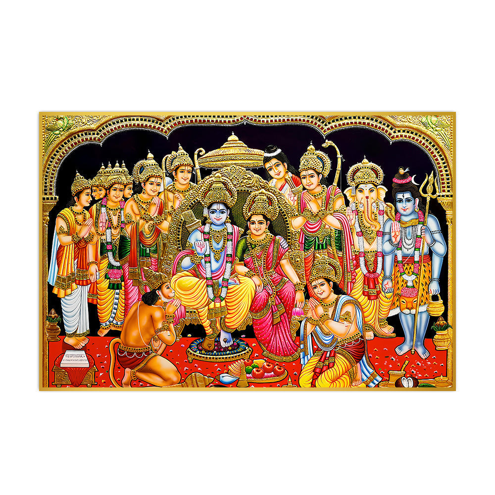 Inspiring Shri Ram Darbar Wall Art & Paintings