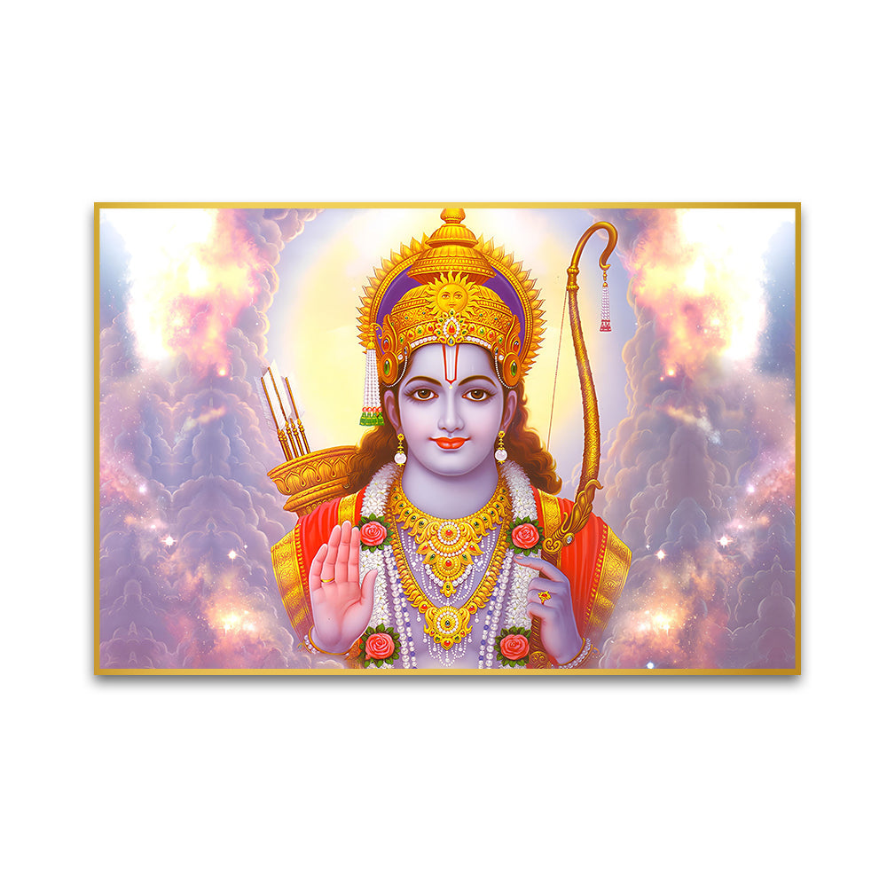 Beautifull Shri Ram Blessing Wall Art & Paintings