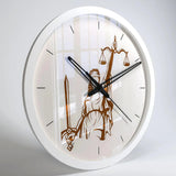 Handcrafted Wall Clock for Lawyer's Office
