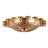 Peacock Urli With Tealight Set of 3