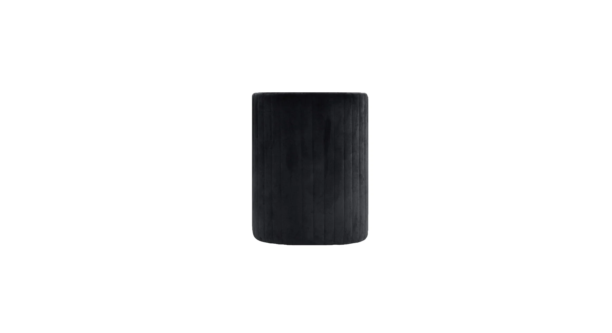 Black Schillar Chair With Ottoman