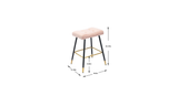 Pink Color Julio Counter Stool