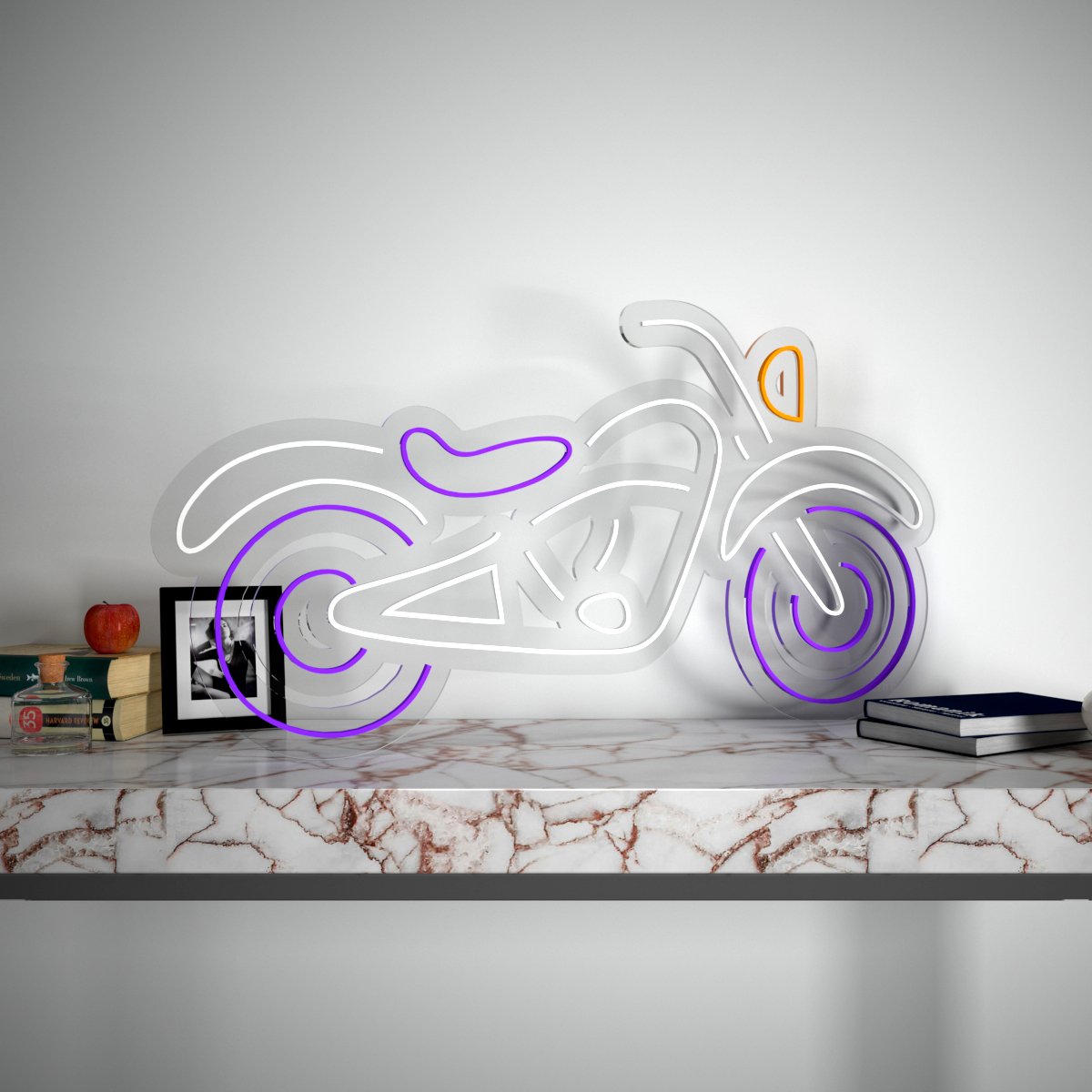 Bullet Motorcycle Neon LED Light