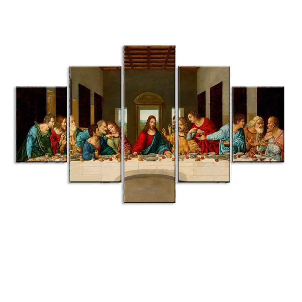 The Last Supper Jesus Canvas Wall Painting