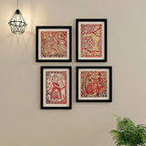 Madhubani Art Frame Set Of 4