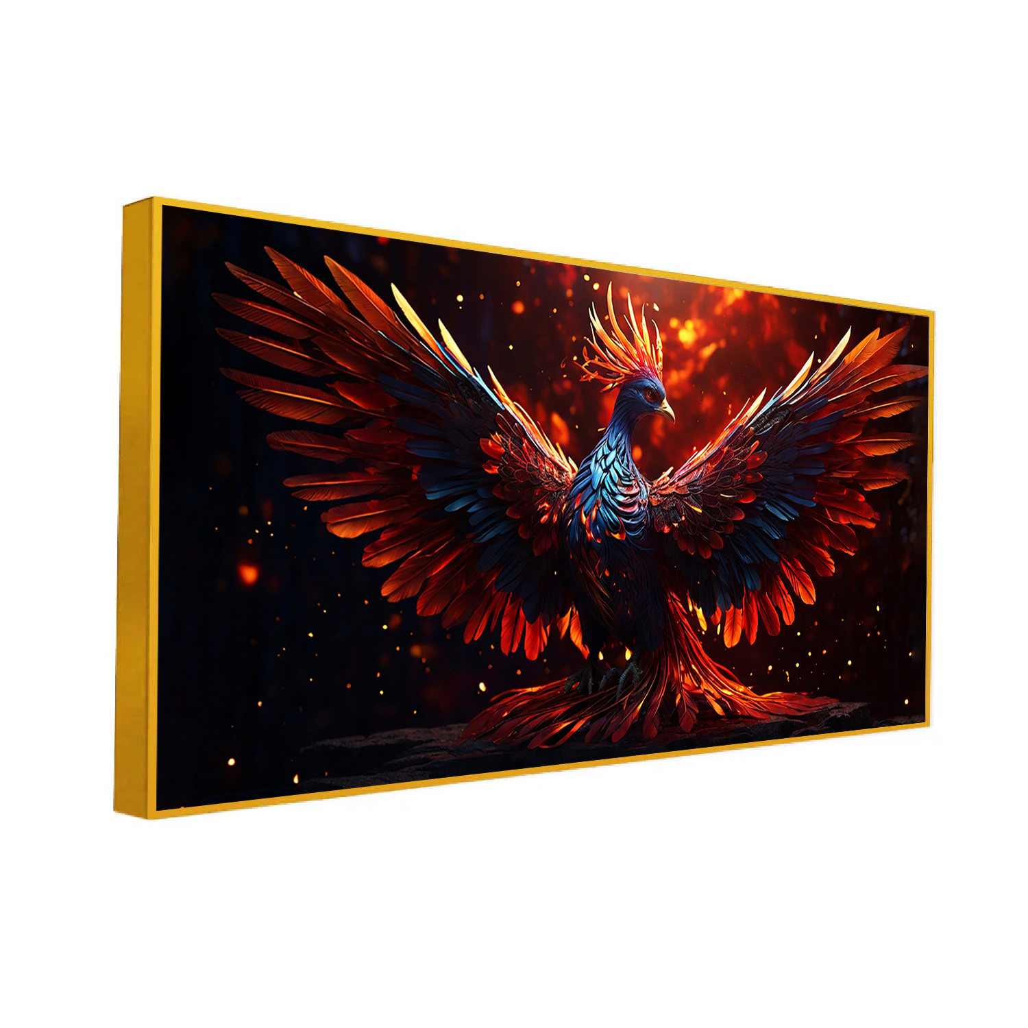 Luminous Phoenix Vaastu Artwork for Home