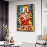Majestic Durga Mata Vibrant Canvas Print
