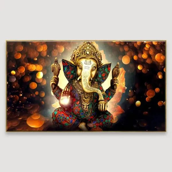 Lord Ganesha Canvas Wall Paintings
