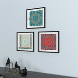 Mandala Pattern Frame Set of 3