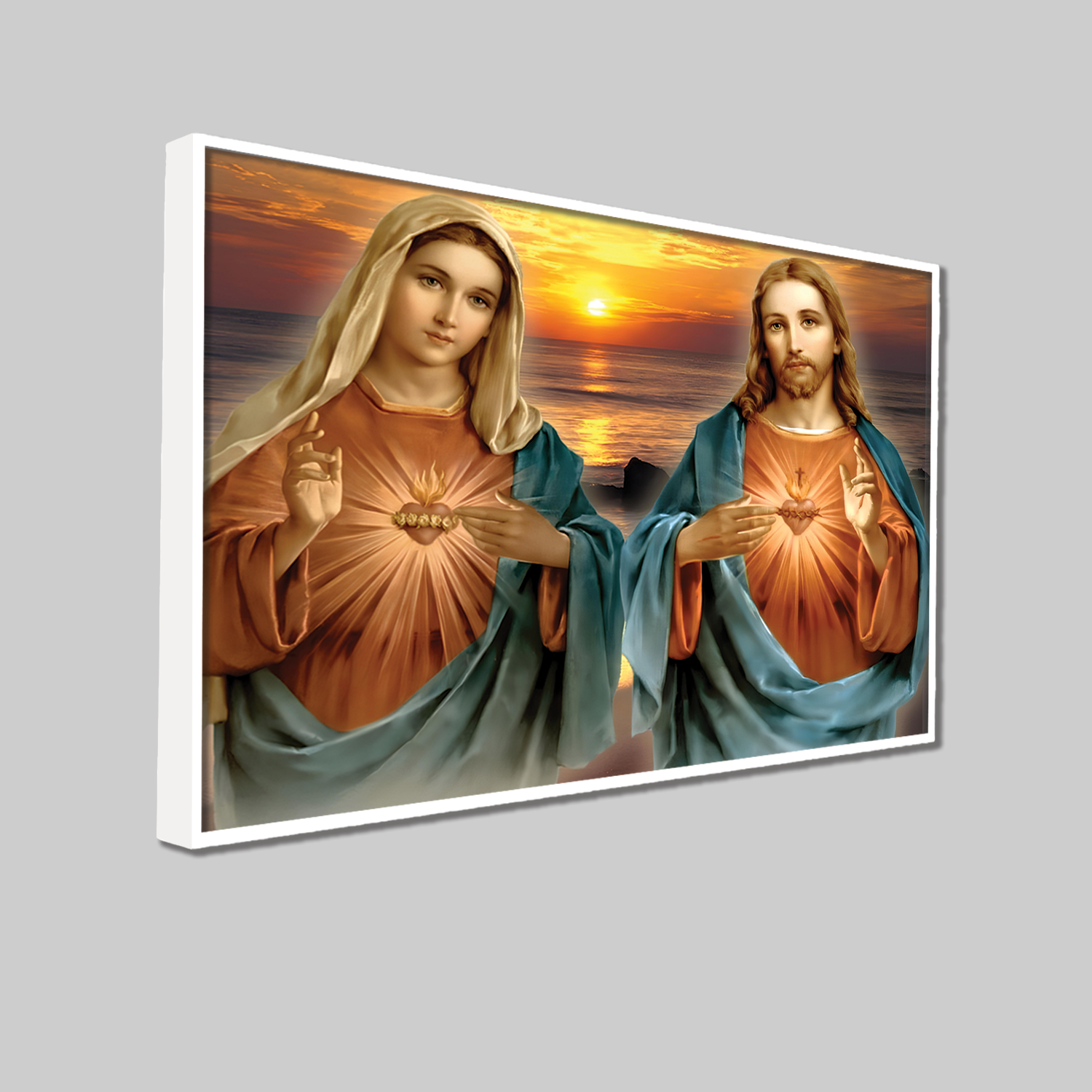 Glorious Lord Jesus Canvas Printed Wall Paintings for Living Room, Meditation Room, Bedroom, Churches, Hospitals